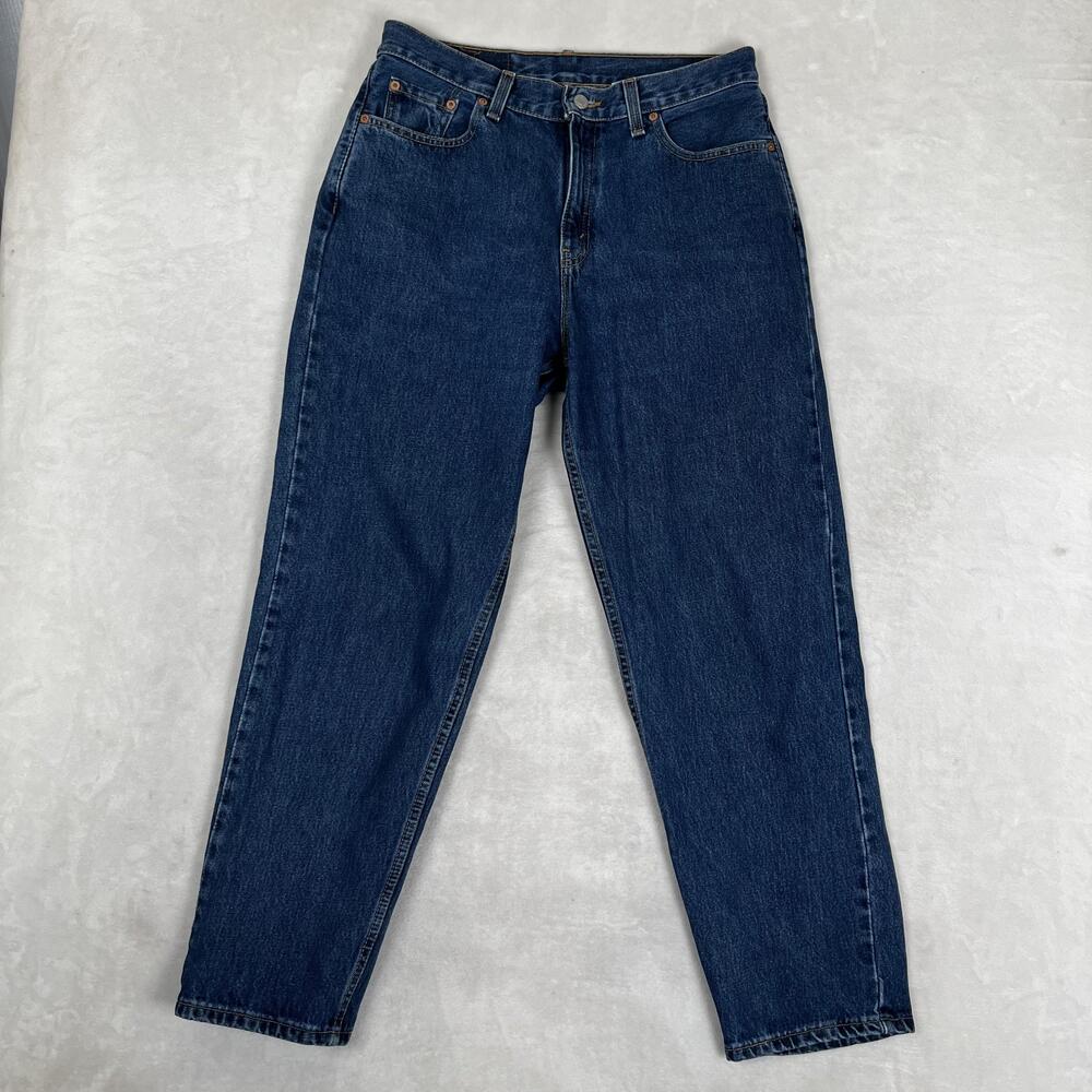 Vintage Levi's 560 Loose Fit Straight Jeans Womens 12 Blue Relaxed Denim USA